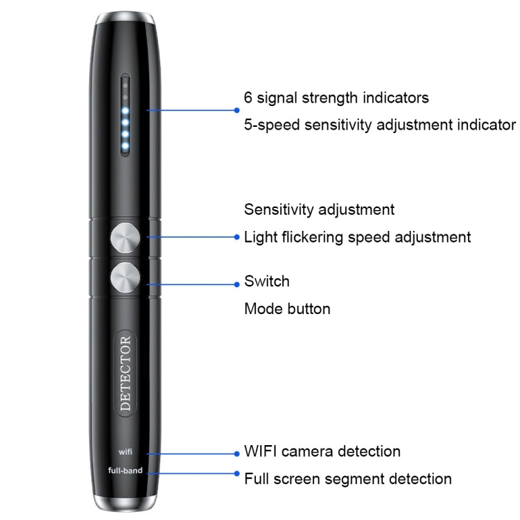 T8 Anti-eavesdropping Anti-candid Camera Infrared Detector T8 Anti-eavesdropping Anti-candid Camera Infrared Detector